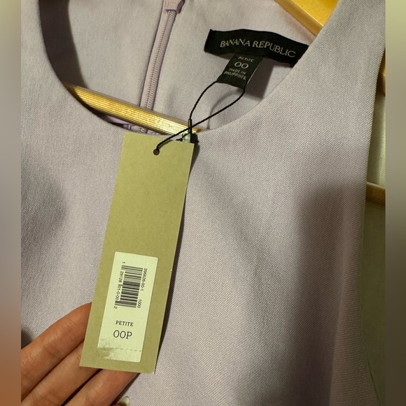 Banana Republic NWT lavender midi sheath dress - Picture 3 of 4